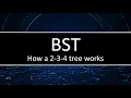 C Binary Search Tree - How to balance a BST using a 2-3-4 tree