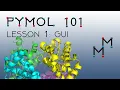PyMOL 101 Lesson 1 GUI Basics - loading structures motions sequence zoom clip