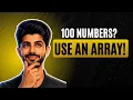 What is Array in C Declaration Initialization Input Using Loop Beginner Tutorial
