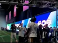 Usain Bolt tying the NFL 40-yard dash record