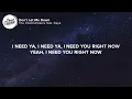 The Chainsmokers - Don't Let Me Down (Lyrics) feat. Daya