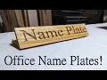 Office NAME PLATES Quick and Easy how to