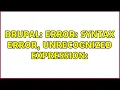 Drupal Error Syntax error unrecognized expression div id ctools-modal