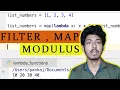 Learn Filter And Map Function In Python Complete Python Tutorial For Beginners In Hindi 2020