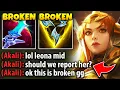 Lagu Bruiser Leona is 100% NOT balanced and I show you why... (AKALI GETS DESTROYED)