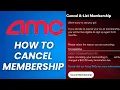 How To Cancel AMC Membership 2025