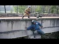 Download Lagu 八路戰士飛簷走壁偷襲日軍崗哨，直接炸掉敵軍大橋！🔥抗日 MMA | Kung Fu