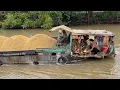 Overloaded 38-Ton Rice Boat Elderly Couple s Nerve-Wracking Long Voyage