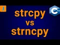 C strcpy vs strncpy