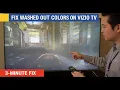 Fix Washed Out Colors on Vizio TV Easy Picture Settings Guide