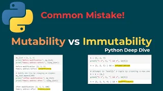 Mutability and Immutability in Python Explained Deep Dive for Beginners Advanced