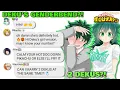 Deku meets his Genderbend - group chat texting story