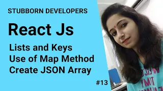 Lists and Keys in React js Use Map method with JSON Data Array in React Js in Hindi 2021