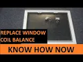 Replace Window Sash Spring Balance - Window Won t Stay Open