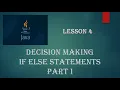 Beginner s Java 4 If else decision making statement part 1 ICSE