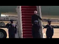 Joe Biden trips three times while boarding Air Force One