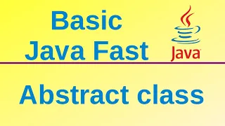 Abstract class - Basic Java Fast 27