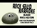 Bad Religion - Skyscraper (acoustic) (karaoke)
