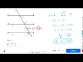 Solving angles formed by parallel lines and a transversal Khan Academy