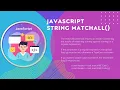 JavaScript matchAll Method