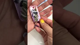 Pearlescent Flower UV Resin Keychains