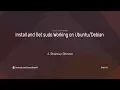 Install and Get sudo Working on