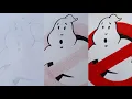 Drawing the Ghostbusters Logo