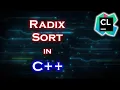 Radix Sort - Algorithm Analysis CLion