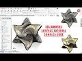 SolidWorks Surface Tutorial Complex Cube 3D Modeling Step by Step