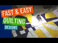 10 Fast Easy Quilting Designs - Finish Your Quilt