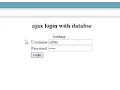 Ajax Login with PHP MySQL