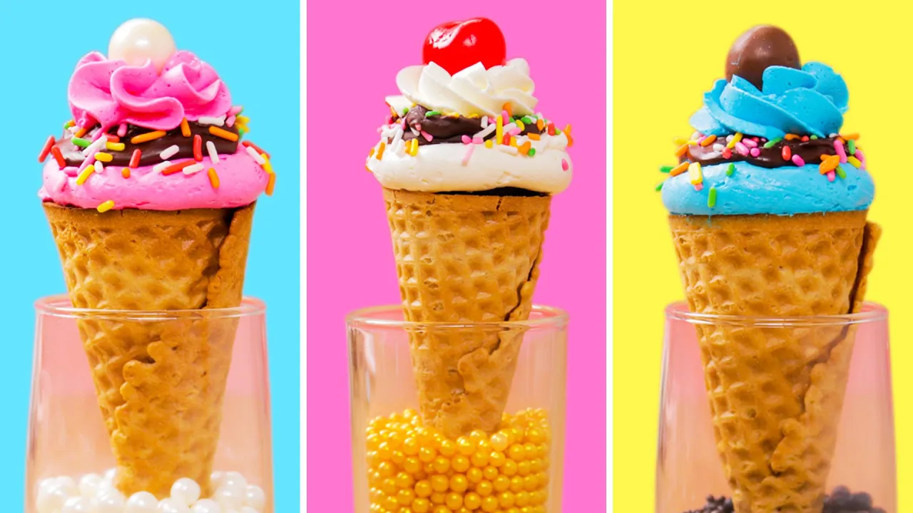 Fun & Colorful Cake Popsicle   Icecream Cake Pops   DIY Cakesicles Hack