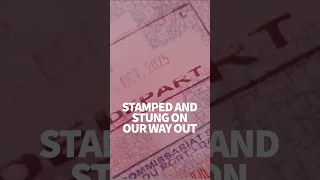 Got passport stamped and Stung by a jellyfish #windedvoyage #sailinglifestyle #africa #sailing