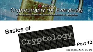 Basics of Cryptology - Part 12 Modern Asymmetric Cryptography
