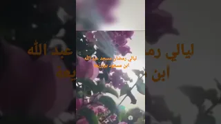 ليالي رمضان مسجد عبد الله ابن مسعود بوزريعة 