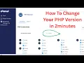 How to Change Your PHP Version from CPANEL