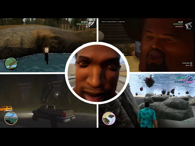 GTA Trilogy Remastered - Best Bugs &amp; Glitches Compilation (Definitive Edition) Funny Moments
