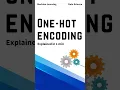 One-hot encoding explained in 1 min Machine Learning Data Science
