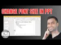 How to Change Font Size in PowerPoint All Slides Elevate Your Presentation
