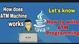 How does work Mechine Example java programming ATM machine ATM cards