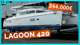 Wir müssen uns durchschlagen… LAGOON 420 im etwas ANDEREN Gutachten | BootsProfis #63