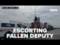 Procession for fallen deputy