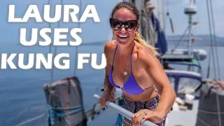 Laura Uses Kung Fu in Greece – S4:E23
