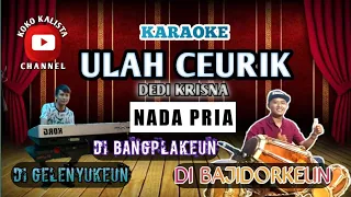 Download ULAH CEURIK KARAOKE NADA PRIA - DEDI KRISNA || BANGPLAK BAJIDOR MP3