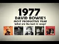 Download Lagu 1977 - David Bowie's Most Productive Year + 10 Favourite Songs