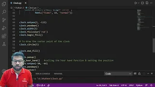 Let s make Analog Clock Python Turtle Program Practically