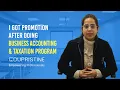 I got a promotion at Bank of America after doing BAT Program from EduPristine Student Testimonial