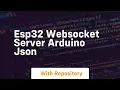 Esp32 websocket server arduino json