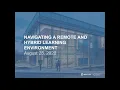 Virtual New Student Orientation Navigating Hybrid Remote Classrooms