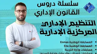 المركزية الإدارية0 7 التنظيم الإداري دورة التحضير للمسابقات والامتحانات Ena Enmas 